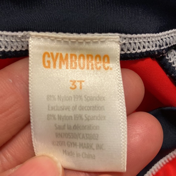 Boy’s Size 3 Gymboree Swimming Bundle: Shorts with Fish & Surfboard Rashguard - Picture 6 of 7